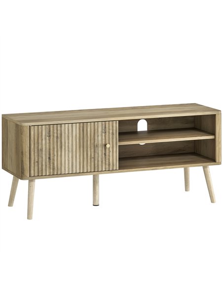 HOMCOM TV Stand Cabinet for TVs up to 55" - Oak - pic 191101 | FastDaddyshop