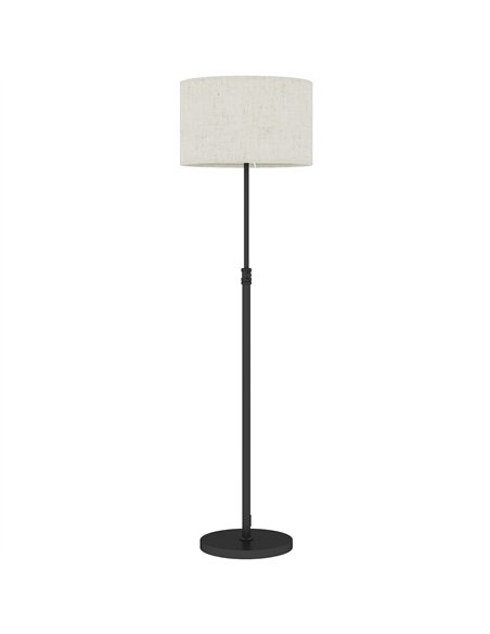 HOMCOM Floor Lamp with Remote, Height Adjustable Standing Lamp with Linen Shade, Dimmable with 3000K-6000K Adjustable Colour Tem - pic 191173 | FastDaddyshop
