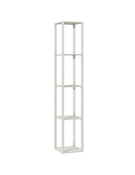 HOMCOM Floor Lamp with Shelves and 3 Brightness Levels - Oak - pic 191200 | FastDaddyshop