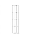 HOMCOM Floor Lamp with Shelves and 3 Brightness Levels - White