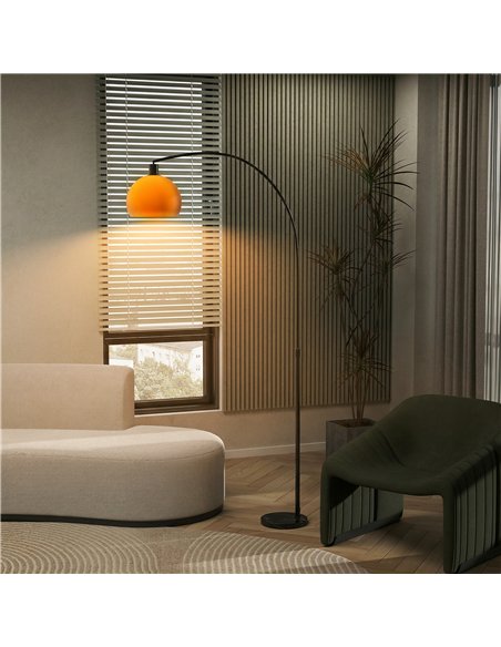 HOMCOM Floor Lamp for Living Room, Modern Standing Lamp with Shade & Foot Switch for Bedroom, Office, Black - pic 191261 | FastDaddyshop