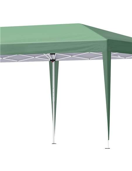 Outsunny Pop Up Gazebo, Double Roof Foldable Canopy Tent, Wedding Awning Canopy w/ Carrying Bag, 6 m x 3 m x 2.65 m, Green - pic 19131 | FastDaddyshop