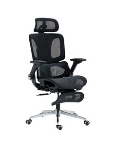 HOMCOM Ergonomic Office Chair, High Back Mesh Desk Chair, Black