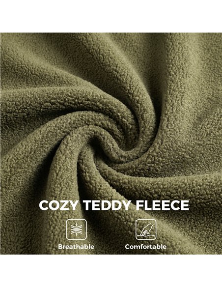 HOMCOM Teddy Fleece Criss Cross Legged Desk Chair, Armless Office Chair No Wheels, Green - pic 191717 | FastDaddyshop