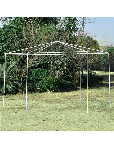 Outsunny 3.9m Gazebo Canopy Party Tent with 6 Removable Side Walls for Outdoor Event with Windows and Doors, Black - pic 19229 | FastDaddyshop