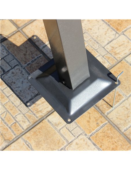 Outsunny 3.5M X 3.5M Metal Pergola Gazebo Awning Retractable Canopy Outdoor Garden Sun Shade Shelter Marquee Party BBQ, Grey - pic 19273 | FastDaddyshop