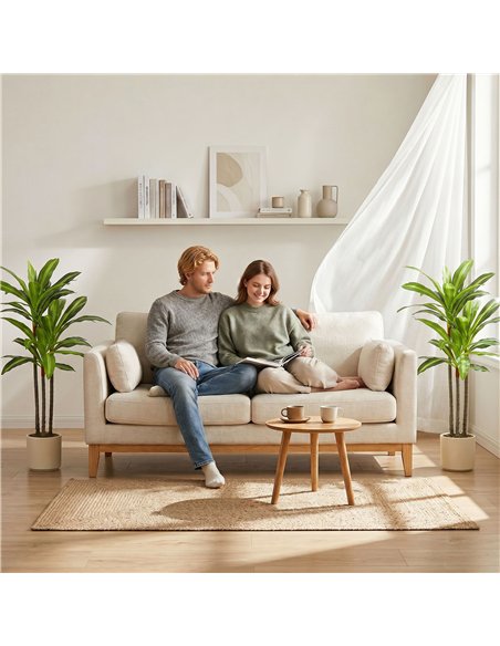 HOMCOM 90cm Lifelike Fake Tree, Artificial Dracaena Tree with Bendable Trunks, Green - pic 192882 | FastDaddyshop