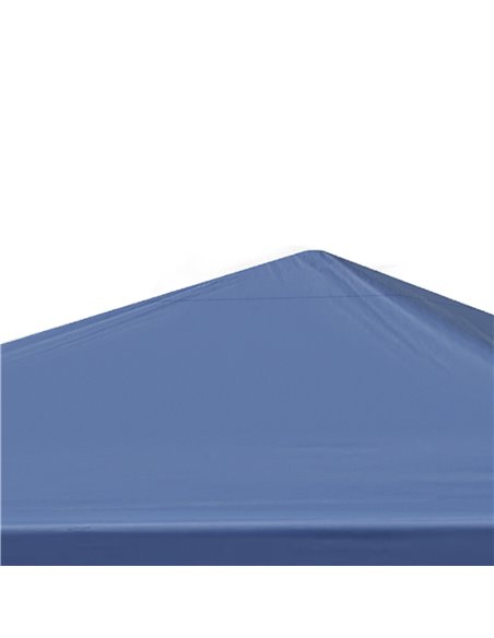 Outsunny 3x3m Pop Up Gazebo with Carry Bag, Adjustable Height, Wave Edge, Blue - pic 19292 | FastDaddyshop