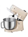 HOMCOM Stand Mixer, 6L 1400W Tilt-Head Food Mixer with 11 Speeds, Pulse & Fermentation Function, LED Display, Cream