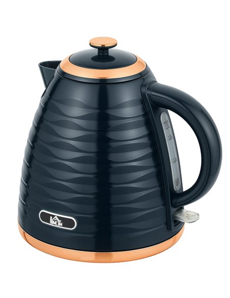 HOMCOM 3kW Rapid Boil Honeycomb Kettle - Dark Blue - pic 193045 | FastDaddyshop