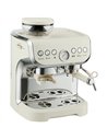 HOMCOM Bean to Cup Coffee Machine, Espresso Machine with Integrated Bean Grinder & Steam Wand, Cream White