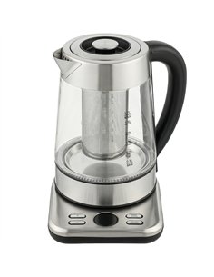 HOMCOM Electric Kettle, 1.7L Fast Boil 3KW Water Kettle with UK Strix Thermostat, Tea Infuser, Keep Warm Function