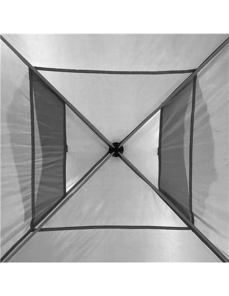 Outsunny 3x(3)M Pop Up Gazebo Tent with 1 Sidewall, Roller Bag, Adjustable Height, Event Shelter Tent for Garden, Patio, Grey - pic 19382 | FastDaddyshop