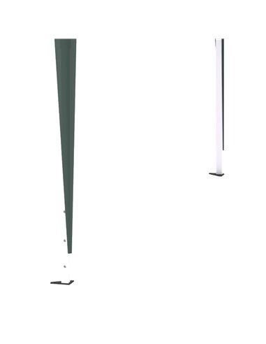 Outsunny 3x3m Pop Up Gazebo with Carry Bag, Adjustable Height, Wave Edge, Green