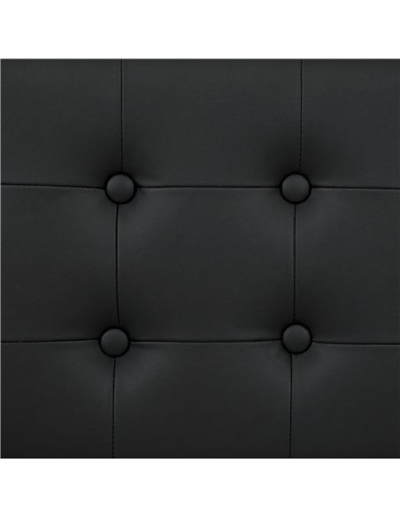 HOMCOM PU Leather King Size Ottoman Bed Frame, with Front Drawer - Black - pic 194025 | FastDaddyshop