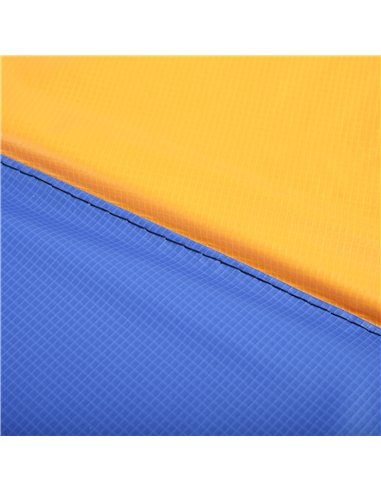 HOMCOM 12FT Trampoline Spring Cover, Plastic Trampoline Pad Replacement Safety Guard, Multicoloured