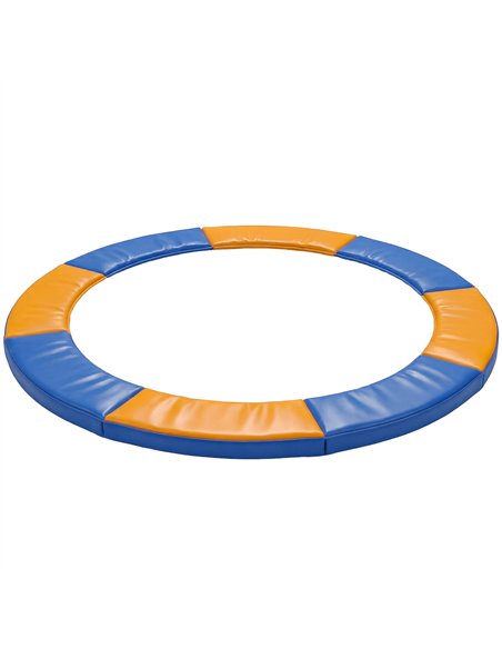 HOMCOM 8FT Trampoline Spring Cover, Plastic Trampoline Pad Replacement Safety Guard, Yellow and Blue - pic 194161 | FastDaddyshop