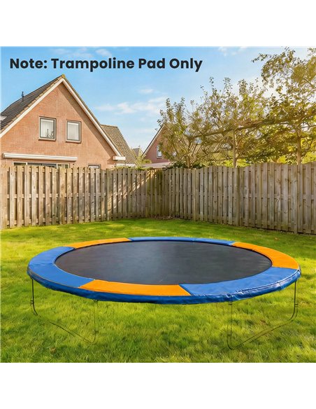 HOMCOM 8FT Trampoline Spring Cover, Plastic Trampoline Pad Replacement Safety Guard, Yellow and Blue - pic 194167 | FastDaddyshop