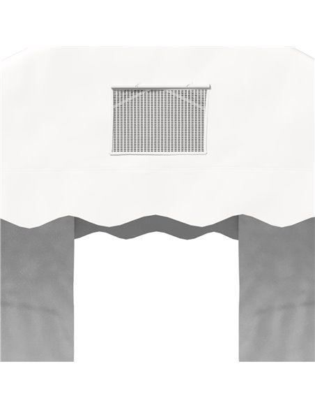 Outsunny 6 x 3 m Gazebo Canopy Party Tent with 4 Removable Side Walls and Windows for Outdoor Event, White - pic 19455 | FastDaddyshop