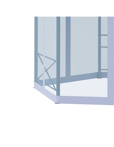 Outsunny 4x4.7m Hexagon Gazebo Tent with 2 Tier Roof, Netting, Steel Frame, Grey
