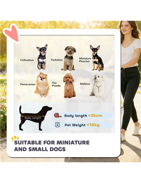 PawHut Dog Stroller, 3 Wheels Foldable Pet Stroller with Adjustable Canopy, Storage Basket for Small Mini Breeds, Coffee - pic 194910 | FastDaddyshop