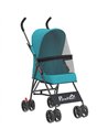 PawHut Dog Stroller, Foldable Cat Dog Pram for Miniature Breeds, Pet Stroller with Brake, Mesh Windows, Dark Green