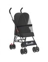 PawHut Dog Stroller, Foldable Cat Dog Pram for Miniature Breeds, Pet Stroller with Brake, Mesh Windows, Black