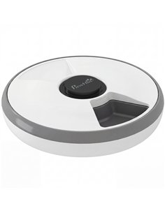 PawHut Automatic Cat Feeder Programmable Timer for Dry Wet Food Cat Food Dispenser with Ice Pack for 6 Meals