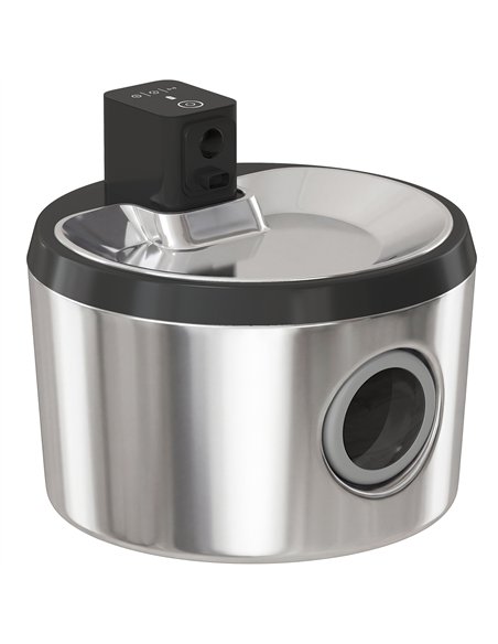 PawHut Wireless Cat Water Fountain for Drinking Stainless Steel, 4L/135oz Battery Operated Cat Fountain Cordless, 6 Filters - pic 195339 | FastDaddyshop