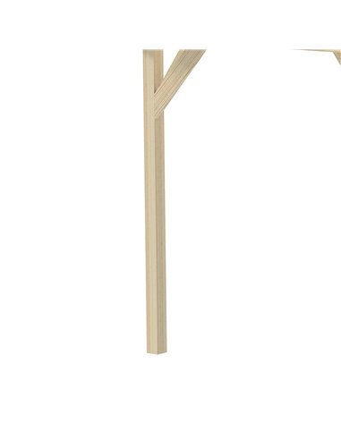 Outsunny 3.6 x 3(m) Wooden Garden Pergola Kit Decorative Outdoor Gazebo Shelter for Climbing Vines, Flowers, Natural