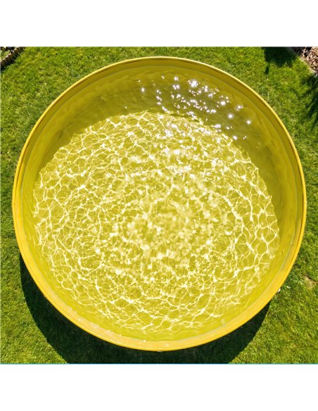 PawHut Foldable Dog Pool for Puppies and Ducks Dog Paddling Pool Bath Tub, Blue, 140 x 30cm - pic 195464 | FastDaddyshop