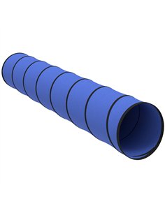 PawHut Dog Tunnel, 300 x 50 cm, Foldable Play Tunnel with 4 Pegs and Bag, Tear-Resistant Outdoor Dog Agility Equipment, Blue