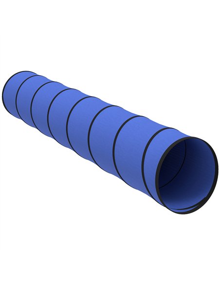 PawHut Dog Tunnel, 300 x 50 cm, Foldable Play Tunnel with 4 Pegs and Bag, Tear-Resistant Outdoor Dog Agility Equipment, Blue - pic 195555 | FastDaddyshop