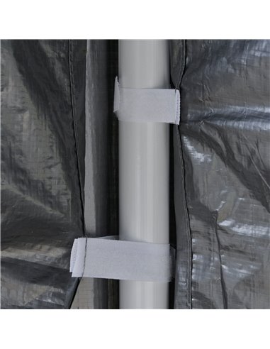 Outsunny 4 m x 3 m Gazebo Party Tent Outdoor Canopy Garden Sun Shade w/ Mesh Sidewalls, Dark Grey