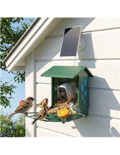 PawHut Smart Bird Feeder Camera 2K HD with AI Identifies 16,000+ Species, 2K HD Auto Capture Video, APP Instant Notifications 2