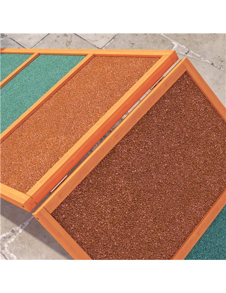 PawHut Dog Agility Equipment, Dog Playground Equipment with Non-slip Surface, A-frame, Agility Ramp for All Breeds, Orange - pic 195826 | FastDaddyshop