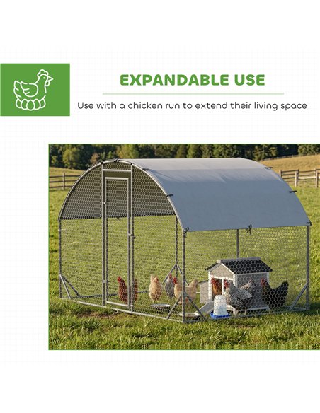 PawHut Wooden Chicken Coop with Pull-Out Tray Nesting Box for 1-2 Chickens - pic 195968 | FastDaddyshop