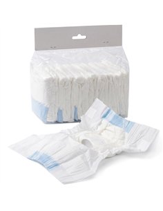 PawHut Disposable Dog Diapers Female Incontinence or Excitable Urination and Training 48 Count, XS, 15-33 cm
