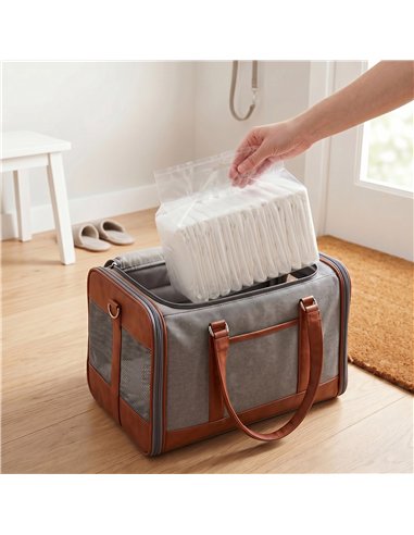 PawHut Dog Diapers Super Absorbent Leak-Proof Dog Nappies for Male Dogs Size L 62-80 cm Waist