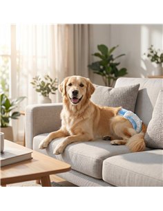 PawHut Disposable Dog Diapers Female for L Dogs Incontinence or Excitable Urination and Training 48 Count 2