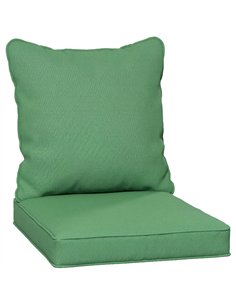 Outsunny Seat and Back Padded Cushion Set, CUSHION ONLY - Green