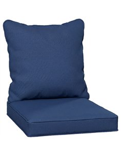 Outsunny Seat and Back Padded Cushion Set, CUSHION ONLY - Dark Blue