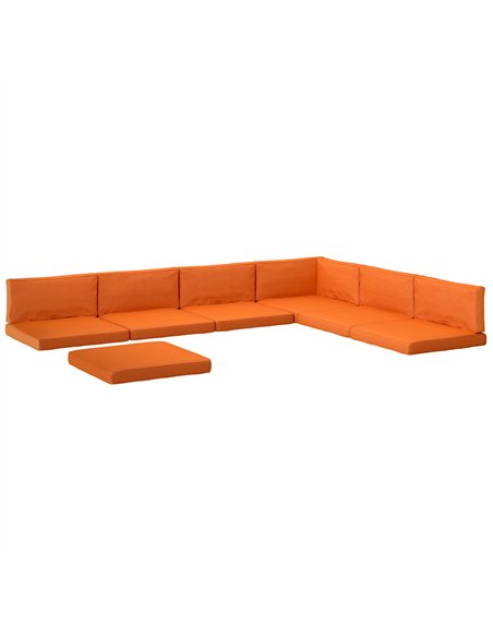 Outsunny 14-piece Dining Set Cushions - Orange - pic 196774 | FastDaddyshop