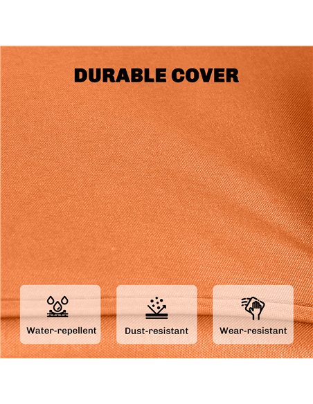 Outsunny 14-piece Dining Set Cushions - Orange - pic 196778 | FastDaddyshop