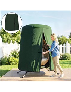 Outsunny 196 x 230 cm Hanging Egg Chair Protective Cover - Green 2
