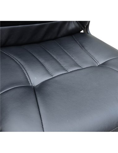 HOMCOM Swivel Executive Office Chair PU Leather Computer Desk Chair Office Furniture Gaming Seater - Black