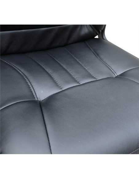 HOMCOM Swivel Executive Office Chair PU Leather Computer Desk Chair Office Furniture Gaming Seater - Black - pic 19734 | FastDaddyshop