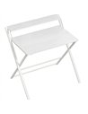 HOMCOM Compact Folding Desk for Small Spaces with Storage Shelf for Home Office, White