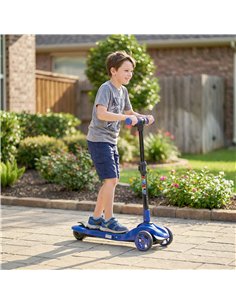 AIYAPLAY Three-Wheel Foldable Electric Scooter for Kids Aged 6-10 Years, Blue 2