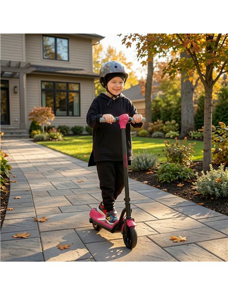 SPORTNOW Electric Scooter for Kids, with LED Display, Pink - pic 197943 | FastDaddyshop